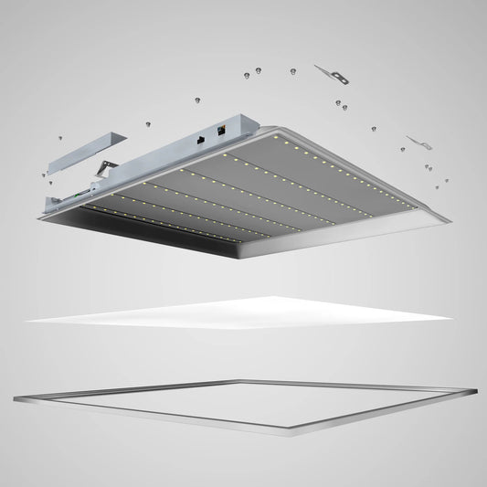 LED Flat Panel Fixture 15-Switches Variations